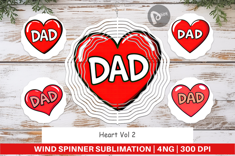 Wind Spinner Heart