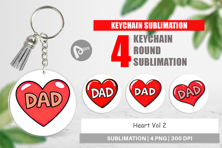 Keychain Heart