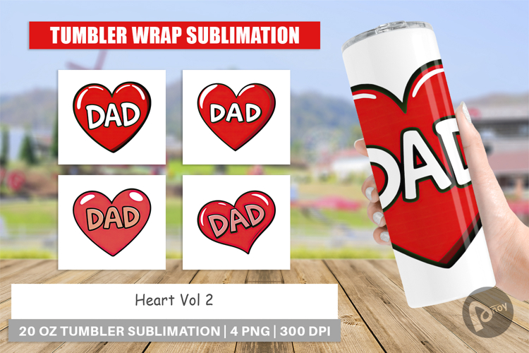 Tumbler Heart