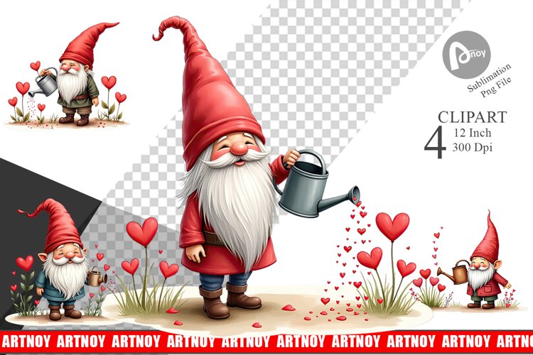 Valentine Gnome Png Image 10
