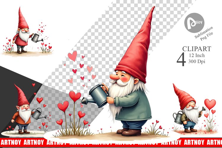 Valentine Gnome Png Image 20