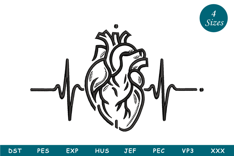 Heart Beat Clipart Image 15