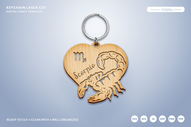 Acrylic Keychain Svg Image 6