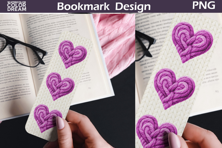 Valentine Heart Bookmarks | Valentines Day Bookmark