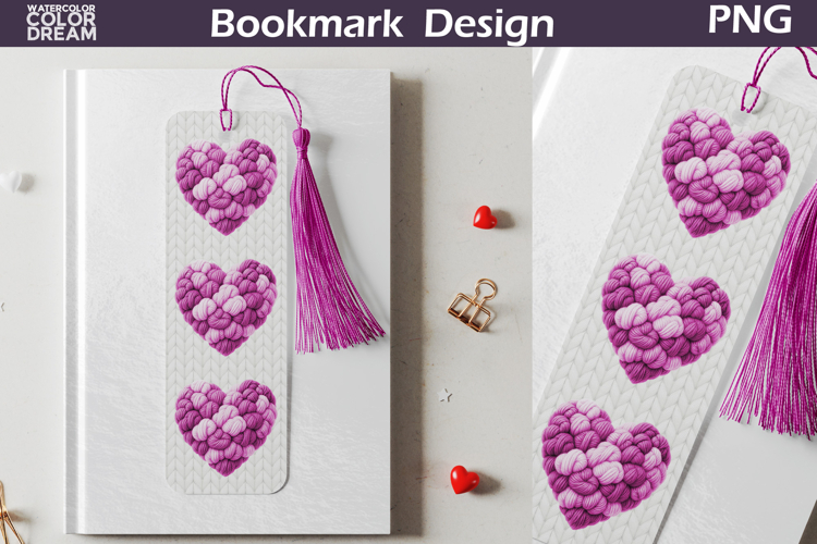 Valentine Heart Bookmarks | Valentines Day Bookmark