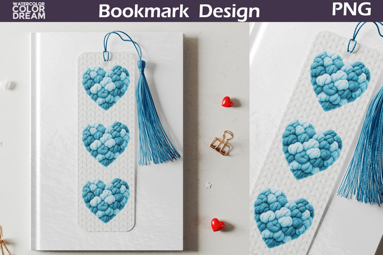 Valentine Heart Bookmarks | Valentines Day Bookmark