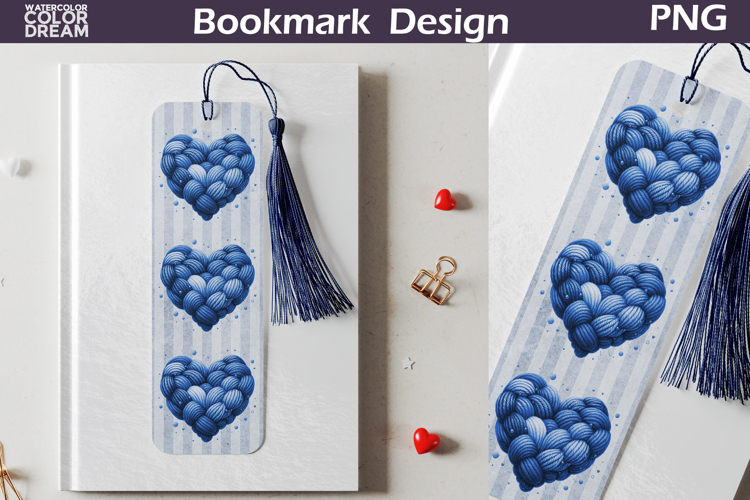 Valentine Heart Bookmarks | Valentines Day Bookmark