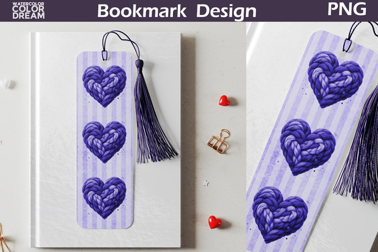 Valentine Heart Bookmarks | Valentines Day Bookmark