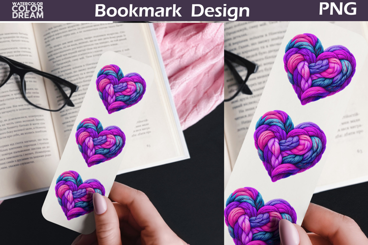 Valentine Heart Bookmarks | Valentines Day Bookmark