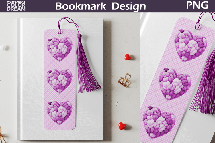 Valentine Heart Bookmarks | Valentines Day Bookmark