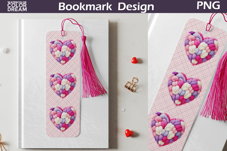 Valentine Heart Bookmarks | Valentines Day Bookmark