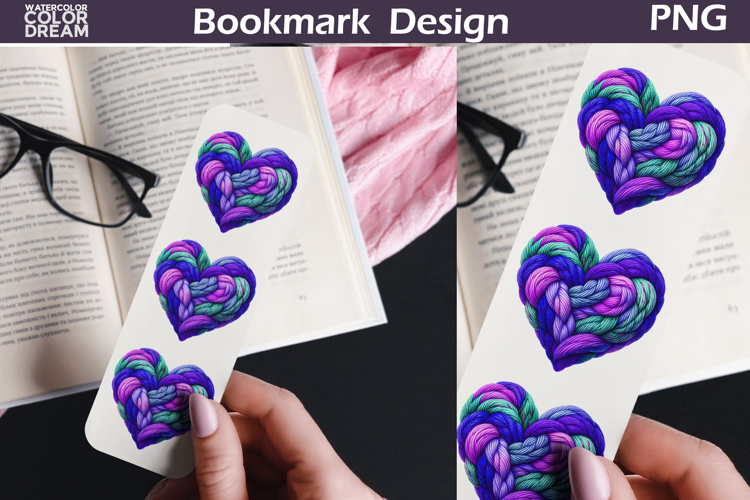 Valentine Heart Bookmarks | Valentines Day Bookmark