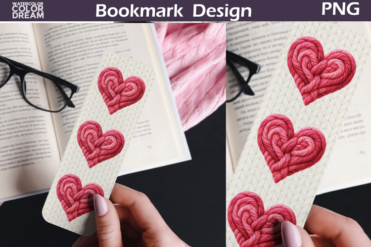 Valentine Heart Bookmarks | Valentines Day Bookmark