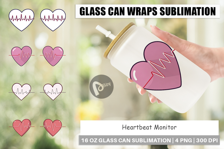 Glass Can Heart Monitor