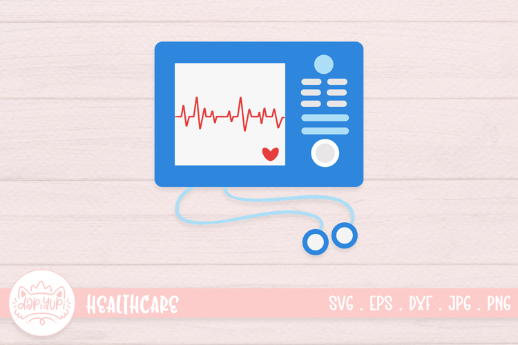 Heartbeat Monitor Illustration