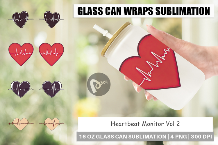 Glass Can Heart Monitor