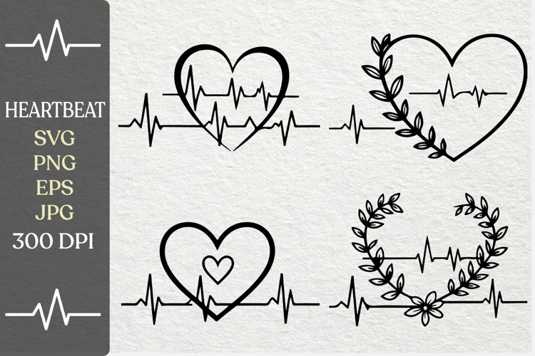 Heartbeat SVG PNG Design