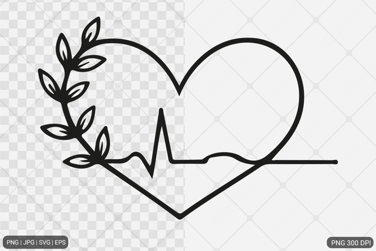 Heartbeat SVG PNG Design