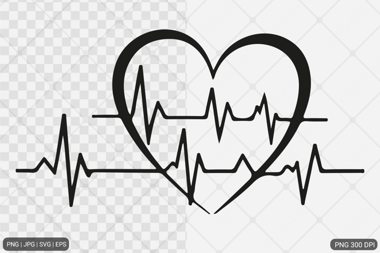 Heartbeat SVG PNG Design