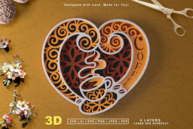3d Heart Svg Image 15