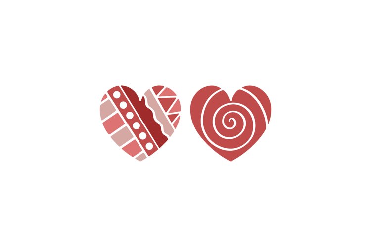 Hearts 2 SVG Cut File