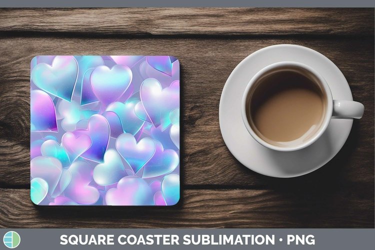 GorgeousHearts Square Coaster design.