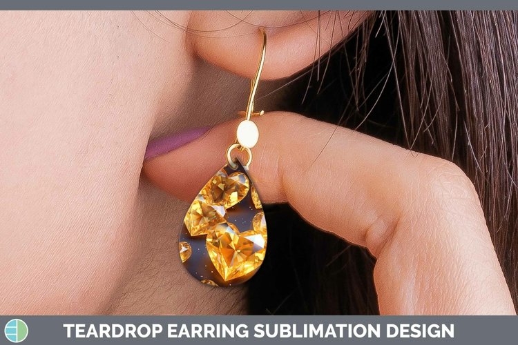 GorgeousHearts Teardrop Earrings design.