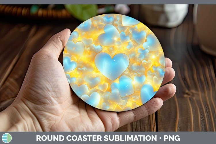 GorgeousHearts Round Coaster design.