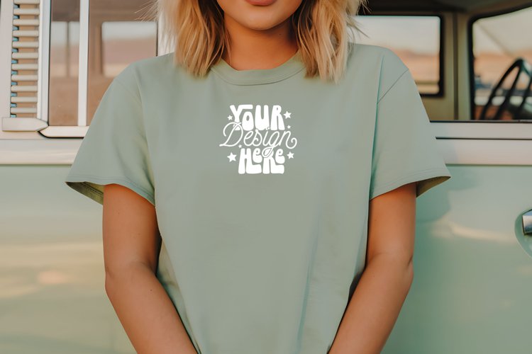 White Tshirt Mockup Image 5