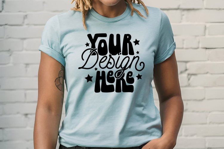 White Tshirt Mockup Image 9