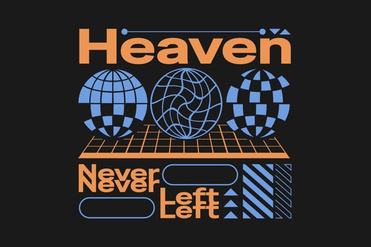 Heaven Christian Streetwear T-shirt Design