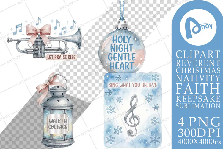 Heavenly Choir Stars & Angel Mail Sublimation