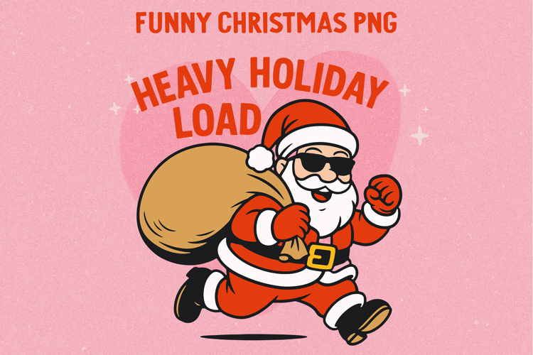 Funny Sarcastic Christmas Illustration, Sublimation PNG.