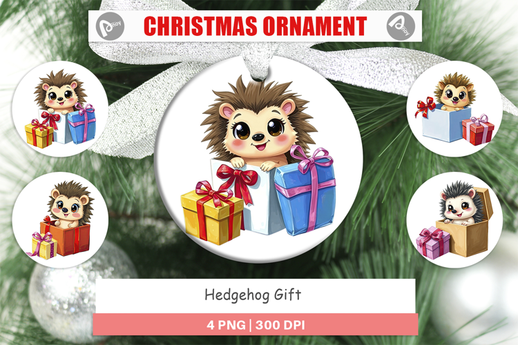 Ornament Hedgehog Gift