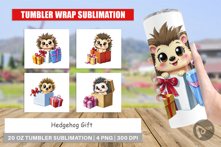 Tumbler Hedgehog Gift