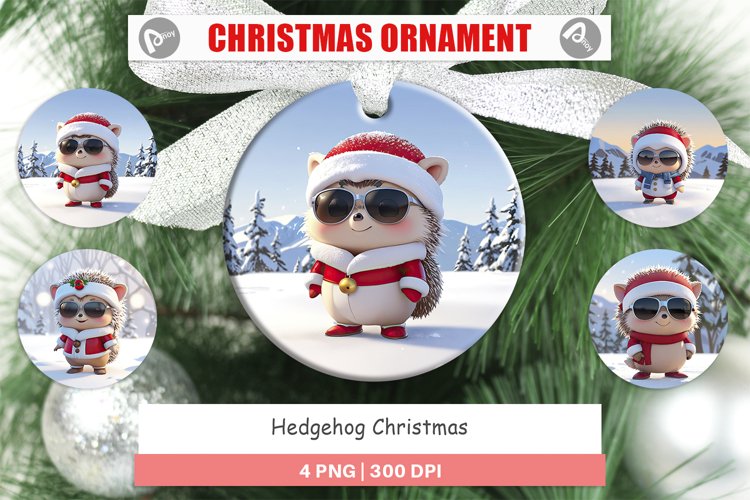 Christmas Ornaments Hedgehog