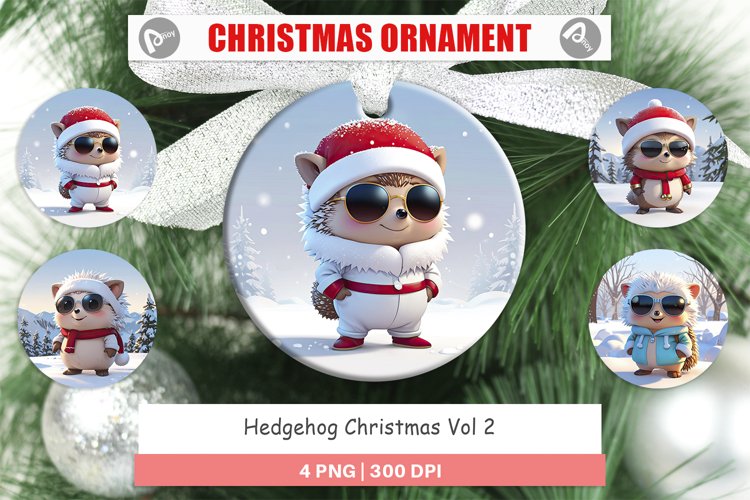 Christmas Ornaments Hedgehog