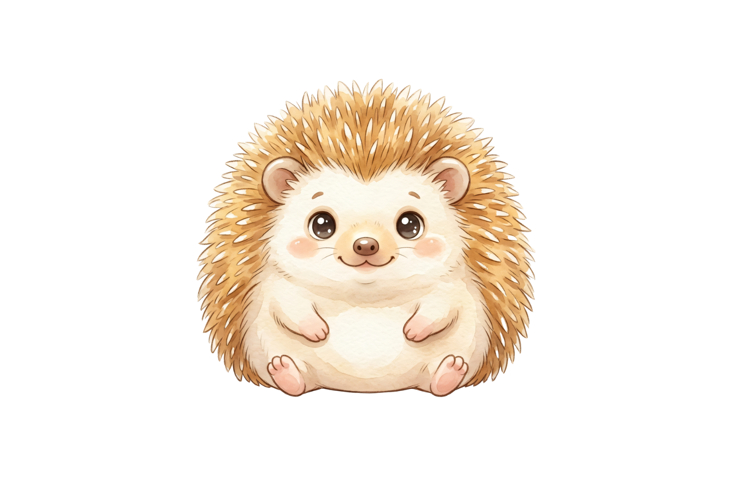 Hedgehog Cartoon Png Design |Animal Png Cut files | Cricut