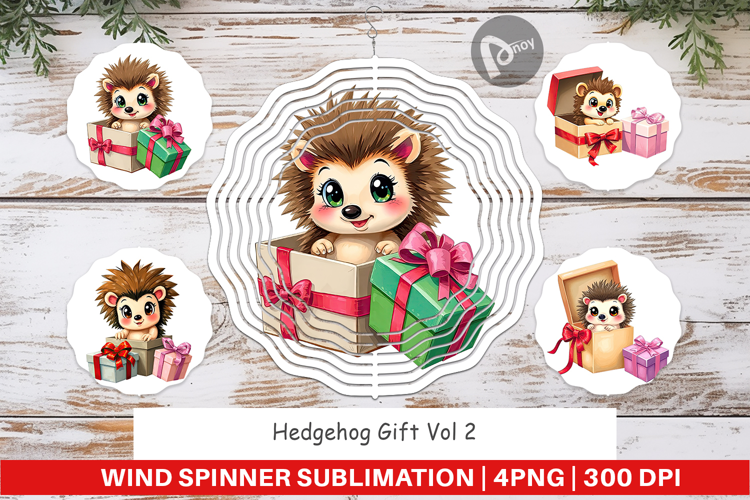 Wind Spinner Hedgehog Gift