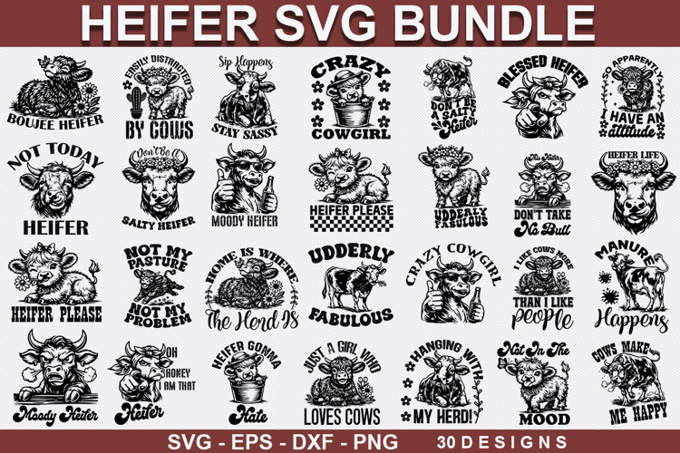 Heifer SVGs Image 2
