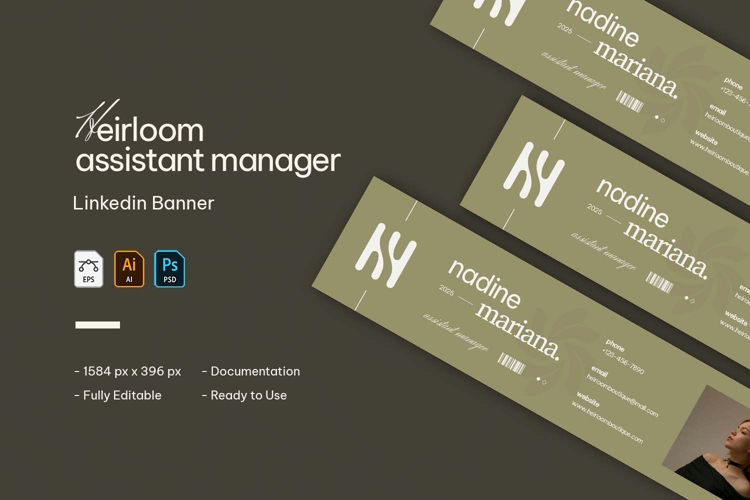 Heirloom Assistant Manager - LinkedIn Banner