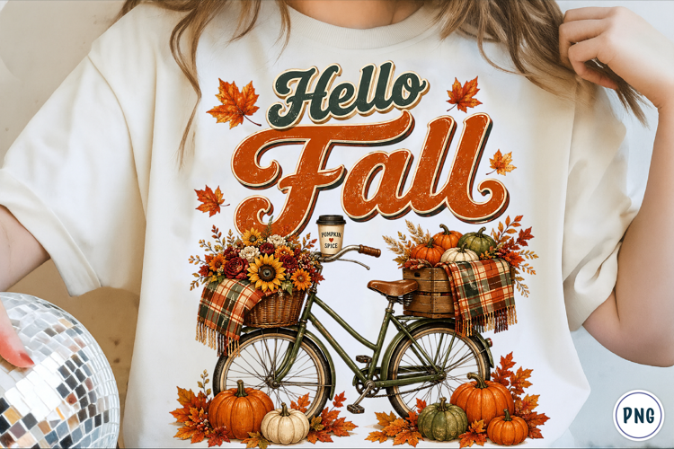 Hello Autumn PNG