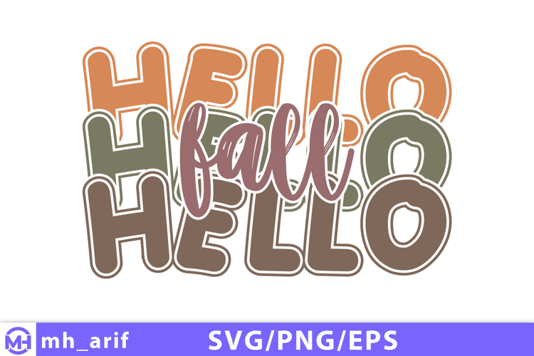 Fall Vibes Halloween SVG PNG Design