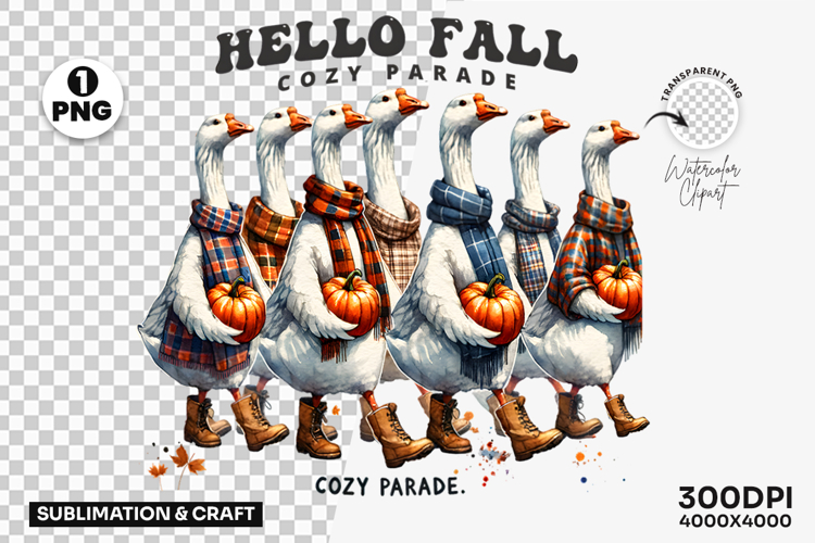 Geese Clipart Image 2