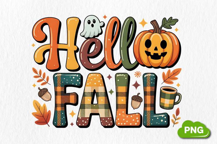 Hello Fall Clipart Image 3