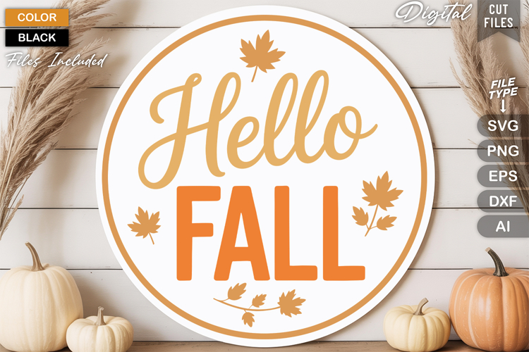 Hello Fall Clipart Image 15
