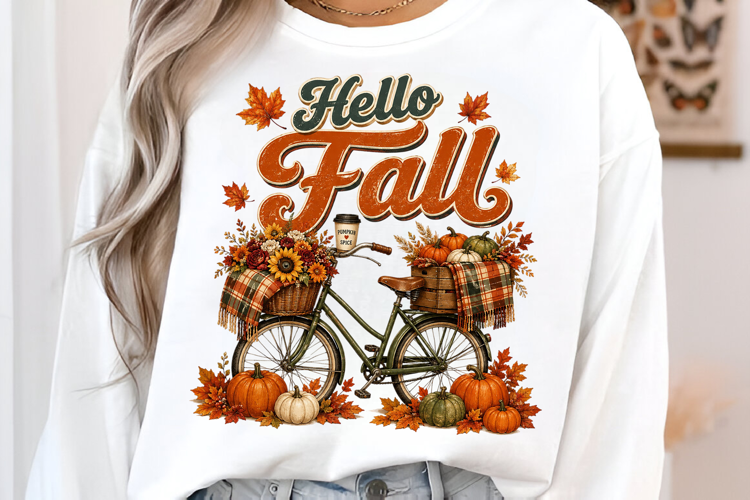 Hello Fall PNG