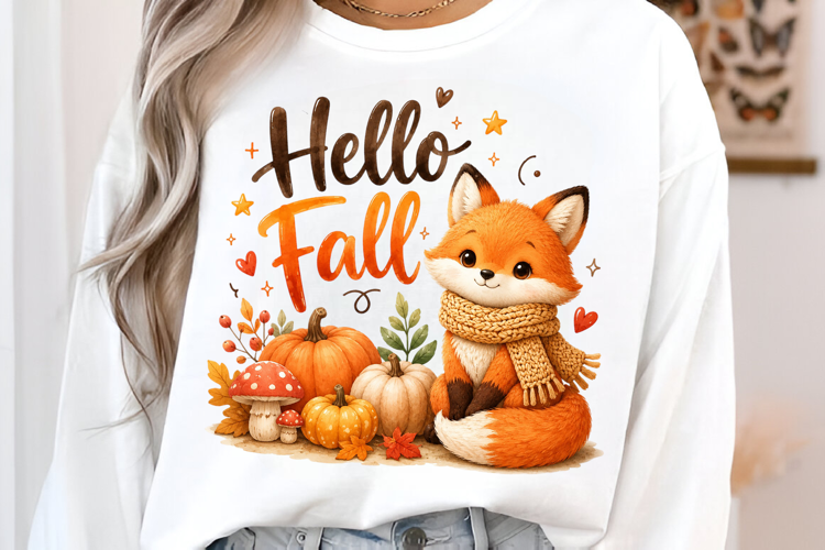 Hello Fall PNG