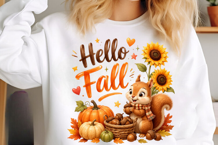 Hello Fall PNG example image 1