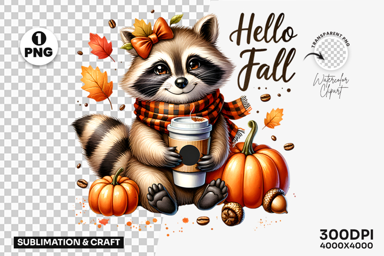 Raccoon Clipart Image 5